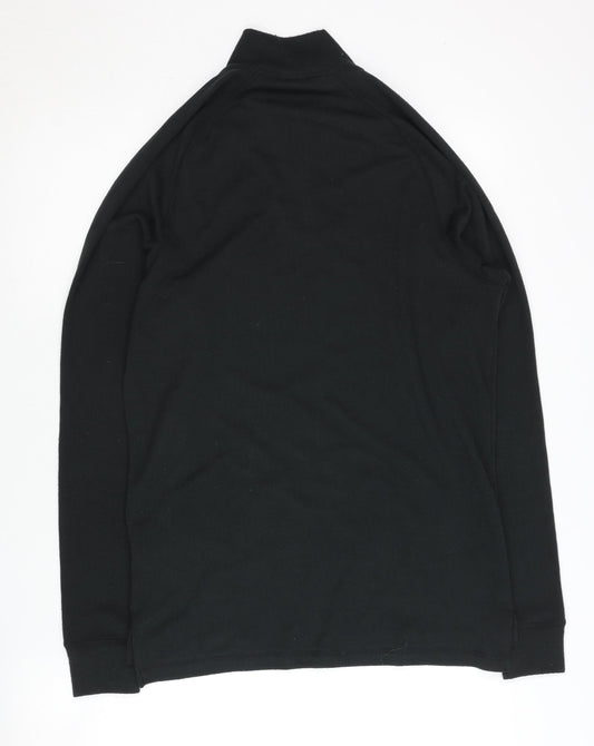 Trespass Men's Black Medium Zip Sweatshirt