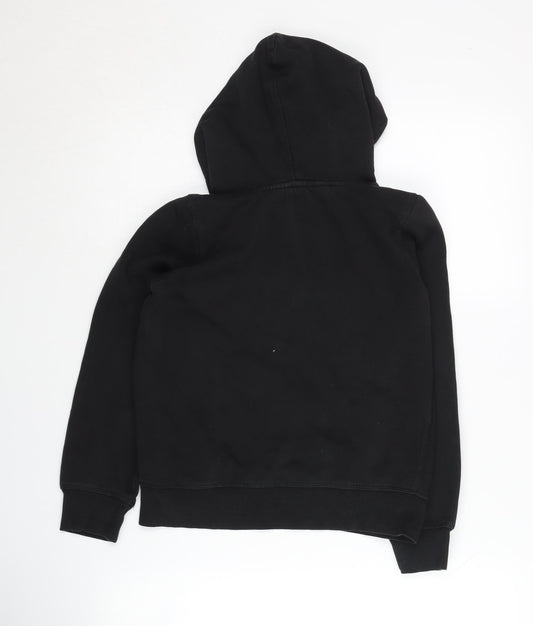 H&M Boys Black Hogwarts Hoodie Pullover Size 11 Years