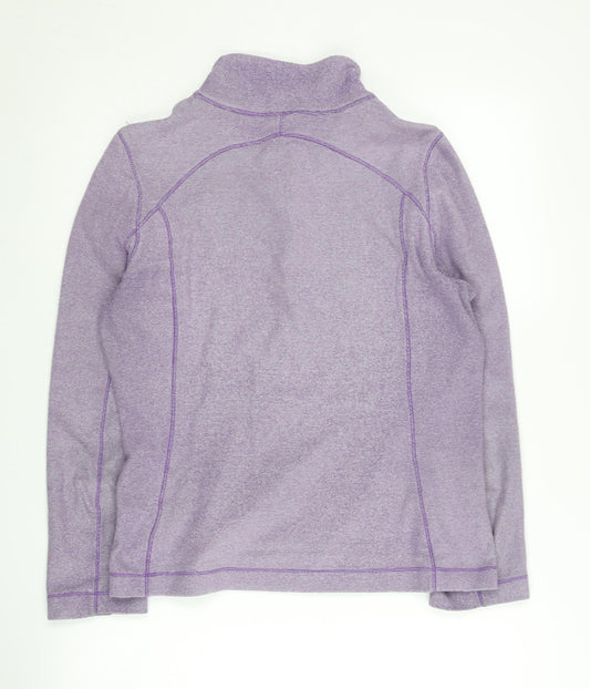 Womens UK 8 Regular Gelert Purple Pullover Sweatshirt