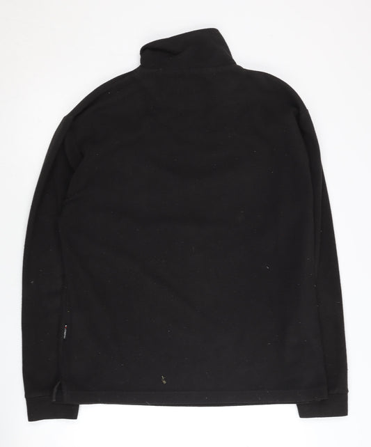 Trespass Men's Black 1/2 Zip Fleece Sweatshirt