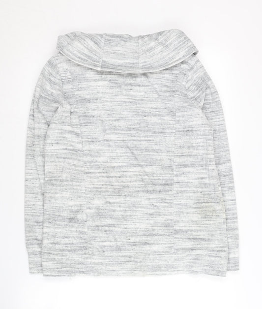 Tommy Hilfiger Women's Grey Pullover Hoodie, Size L