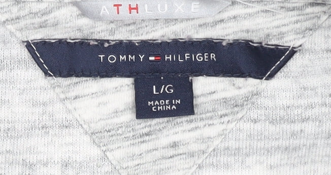 Tommy Hilfiger Women's Grey Pullover Hoodie, Size L