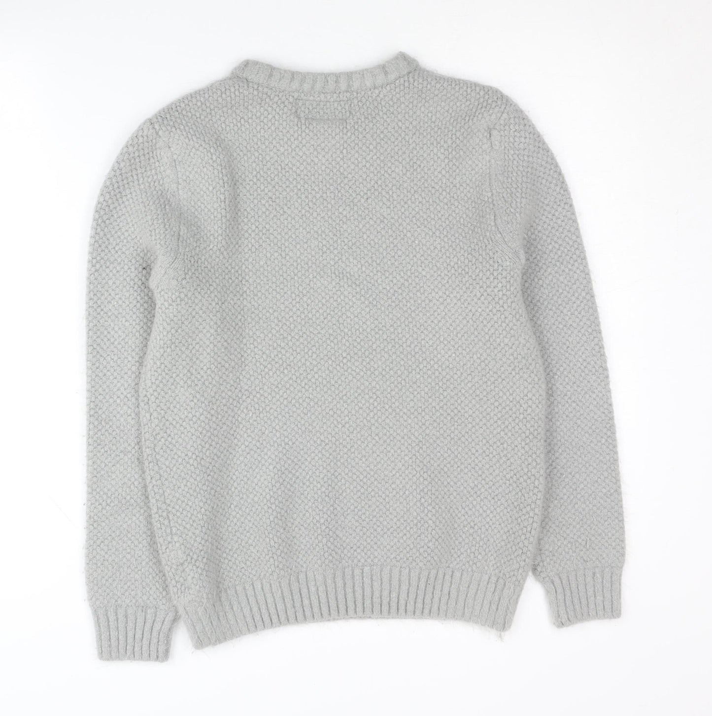 Firetrap Men's Grey Pullover Jumper - Medium