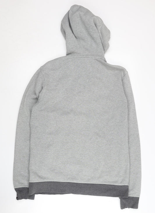 Nike Men's Grey Medium Full Zip Hoodie