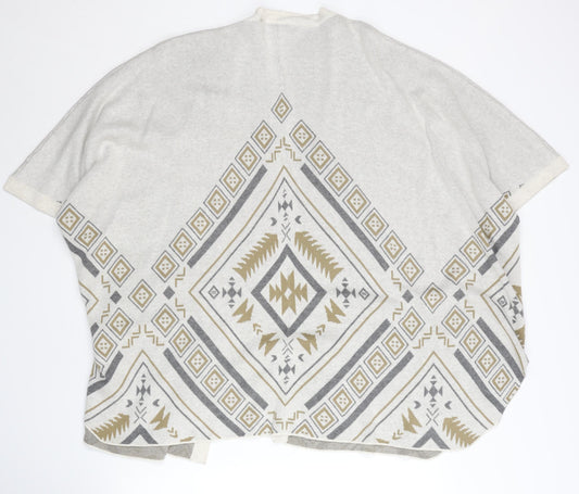Animal Women's Ivory Cape Jumper Size 10