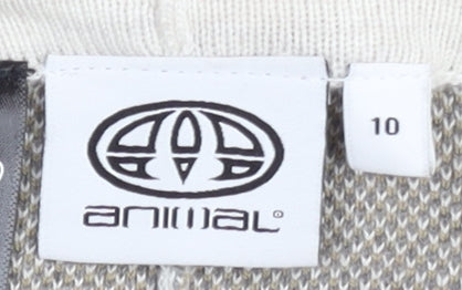 Animal Women's Ivory Cape Jumper Size 10