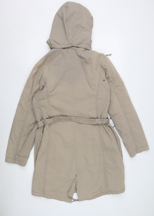 EasyComfort Women's Beige Parka Coat Size 14