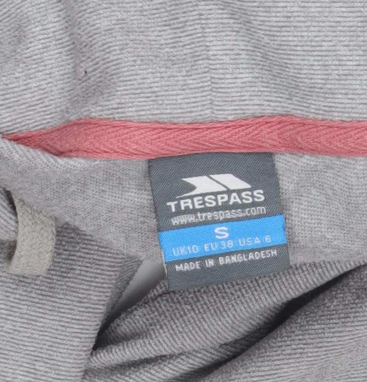 Trespass Women's Grey Pullover Hoodie Size S