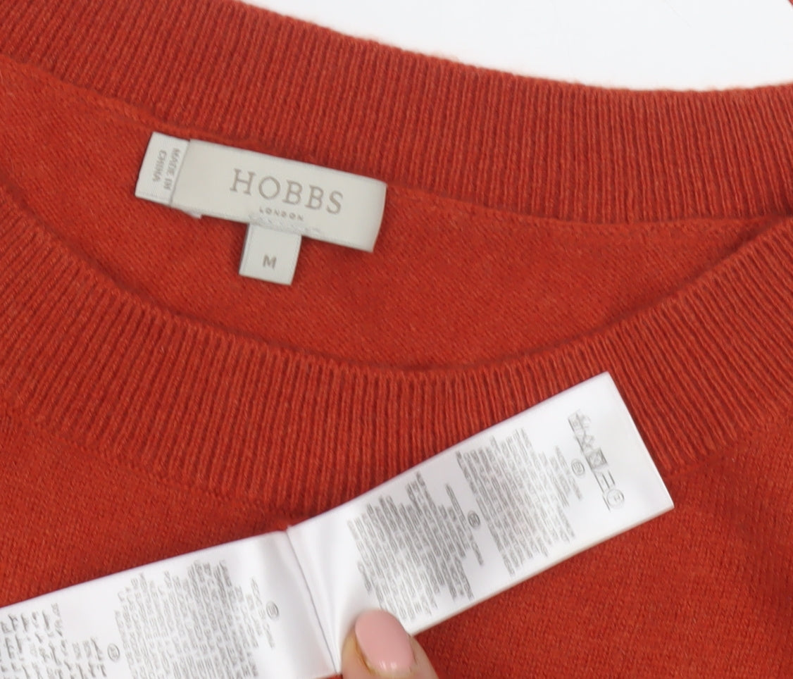 Hobbs Women's Red Pullover Jumper Size M