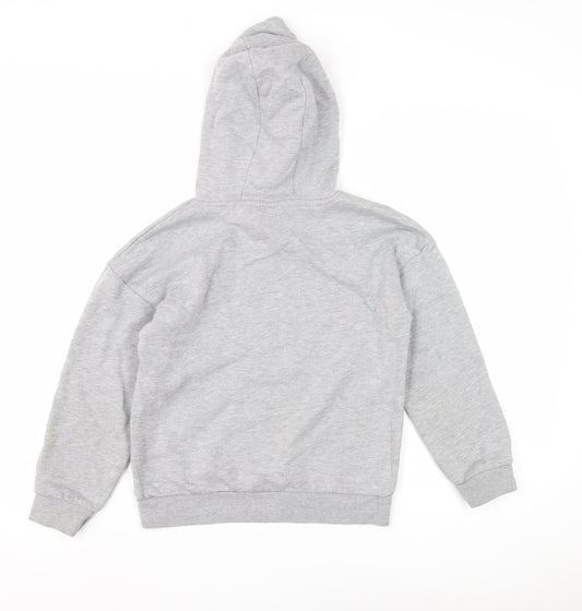 Boys Grey The Simpsons Graphic Hoodie - Size 8-9, Pullover Style