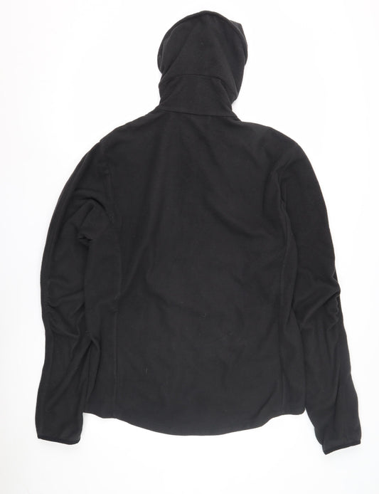 Puma Men's Black Hooded Fleece Jacket L