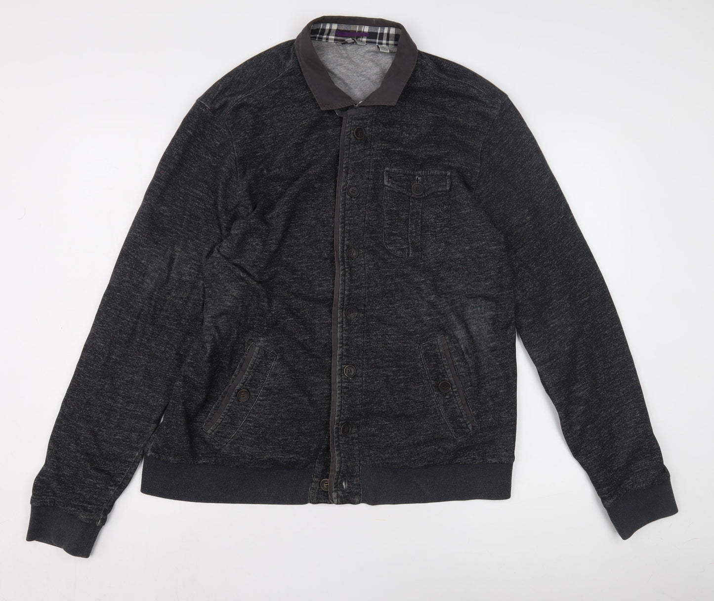 Ted Baker Black Men's XL Basic Cotton Jacket