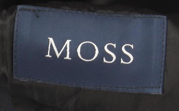 Moss Men’s Blue Wool Suit Jacket, Size 46R Formal Wear