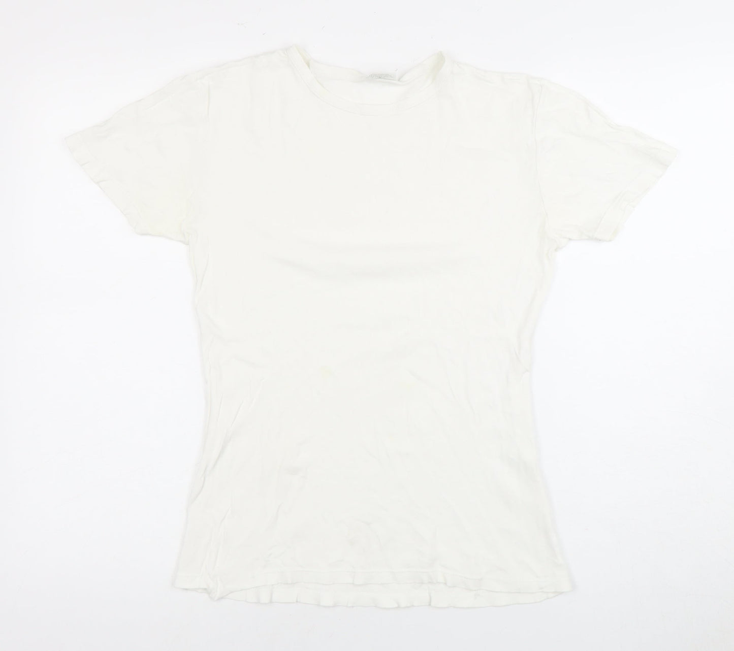 Calvin Klein Women’s White Basic T-Shirt, Size S