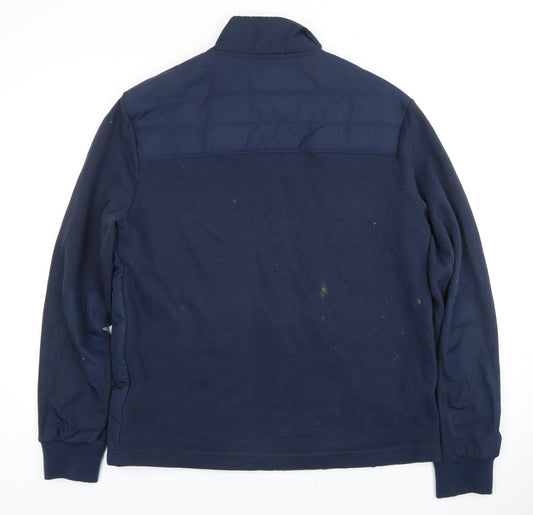 Marks and Spencer Men's Navy Puffer Jacket, M, Quilted
