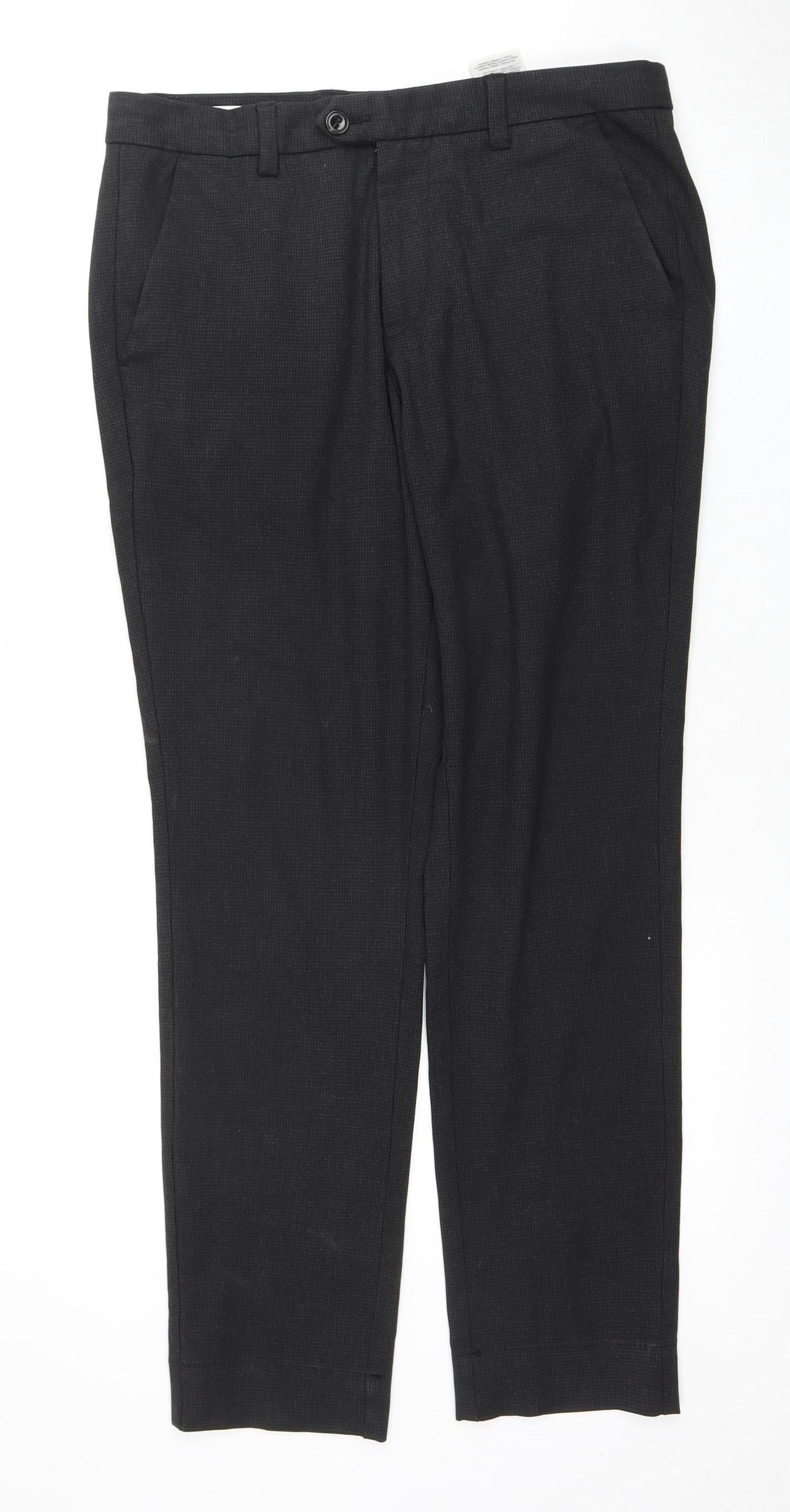 Jack & Jones Men's Black Trousers - Size 31, Classic Style