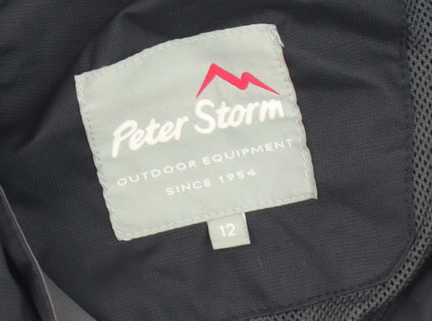 Peter Storm Women's Black Anorak Jacket 12