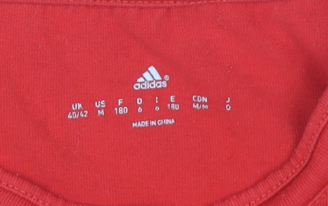 Adidas Mens Red Team GB T-Shirt Size M Sportswear