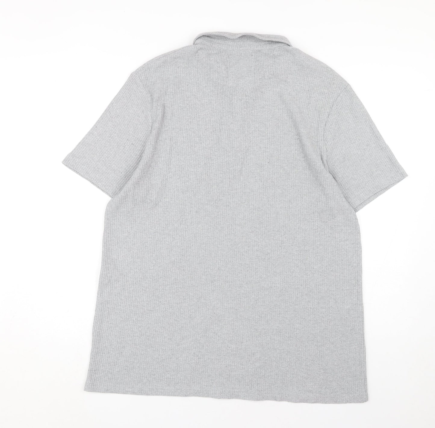 Lambretta Men's XL Grey Polo Shirt Short Sleeve