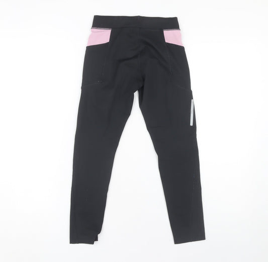 Karrimor Girls Black Running Leggings 9-10 Years
