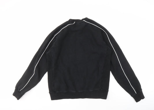 FILA Mens Black Pullover Sweatshirt S