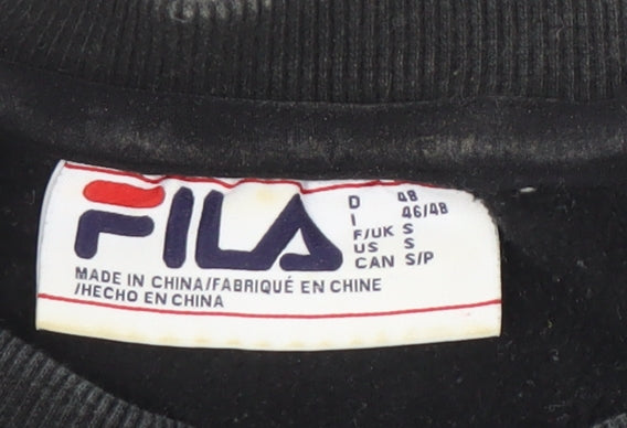 FILA Mens Black Pullover Sweatshirt S