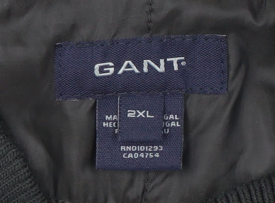 Gant Men's Black 2XL Puffer Waistcoat