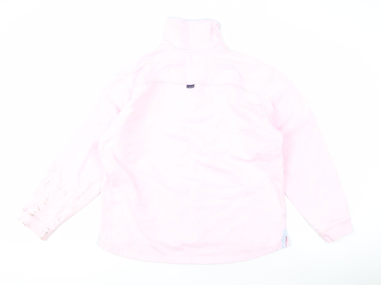 Crew Clothing Co Men's Pink M 1/4 Zip Sweatshirt
