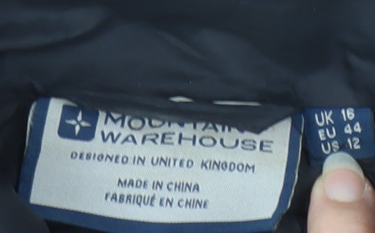 Mountain Warehouse Women's Black Puffer Jacket Size 16
