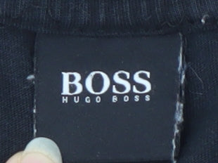 Hugo Boss Men's Black Short Sleeve Crew Neck T-Shirt - L