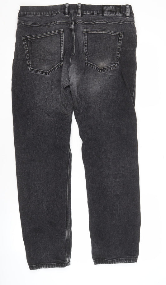 French Connection Men's Black Skinny Jeans 34W 32L