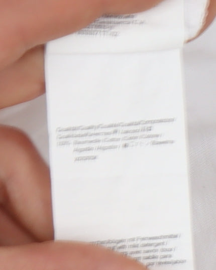 Hugo Boss Men's White Graphic Print T-Shirt, Size S