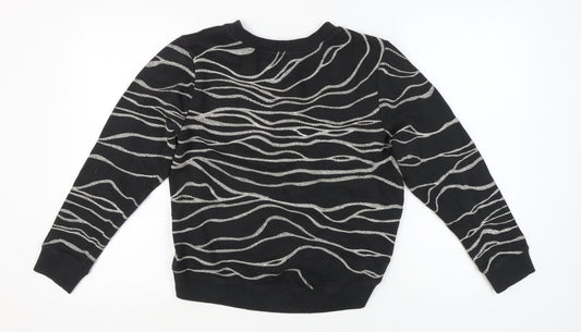 AllSaints Unisex Black M Pullover Sweatshirt