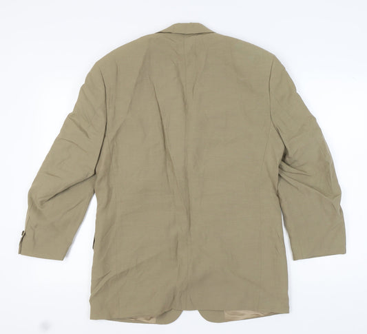 Austin Reed Men's Beige Blazer, 38 Short, Single-Breasted