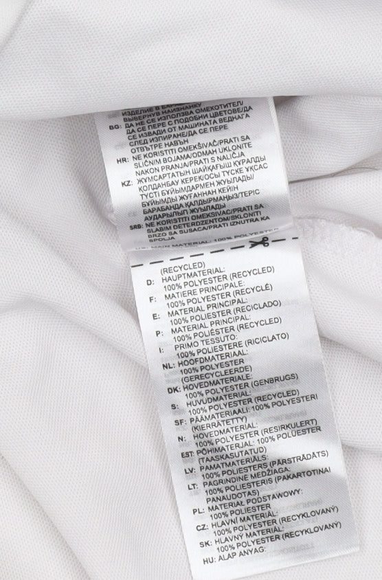 Adidas Men's White 2XL Polo Shirt Short Sleeve