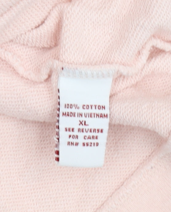 Levi's Women's Pink XL Full Zip Hoodie Casual