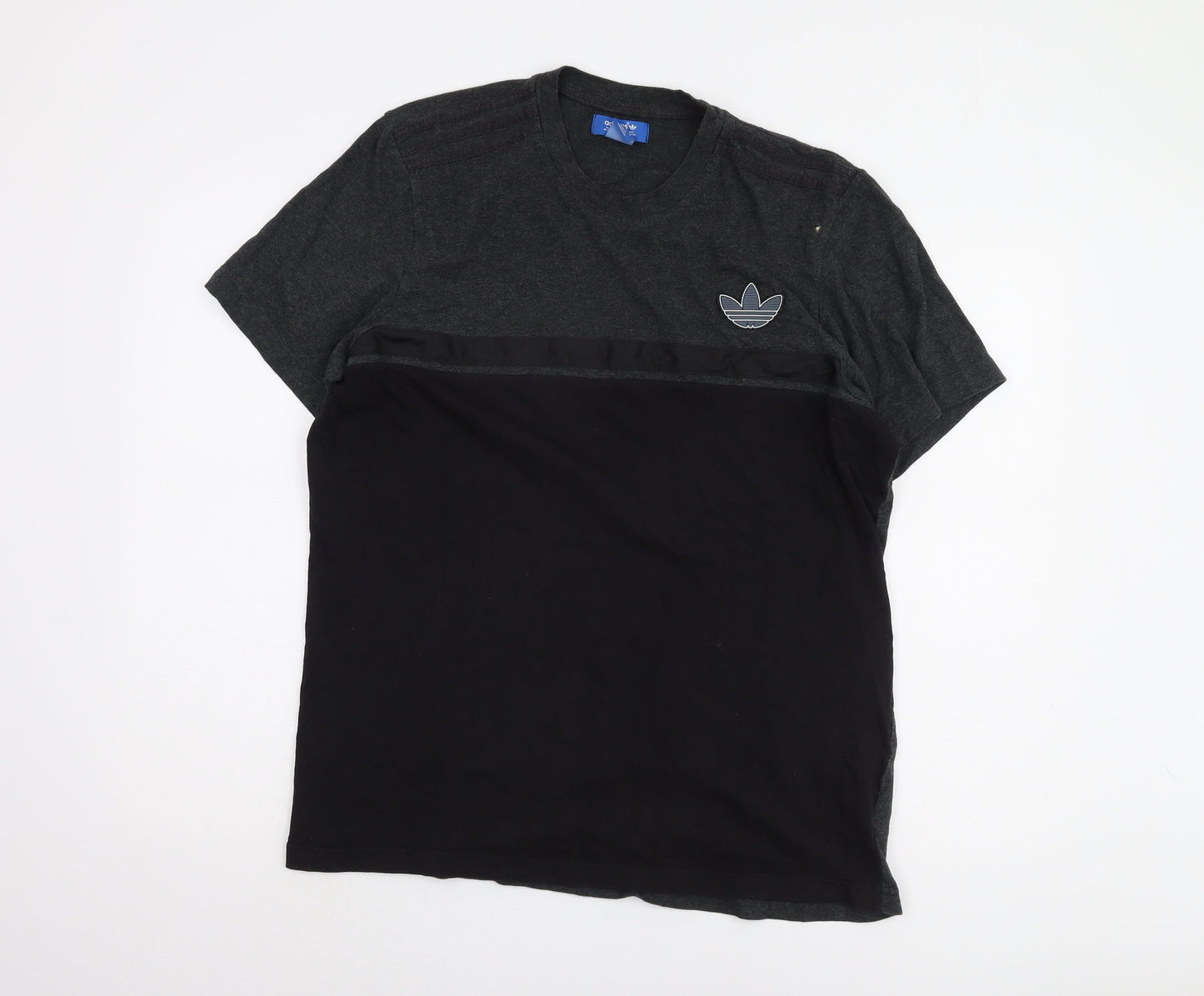 Adidas Men's Black XL Sports T-Shirt, Cotton Crew Neck