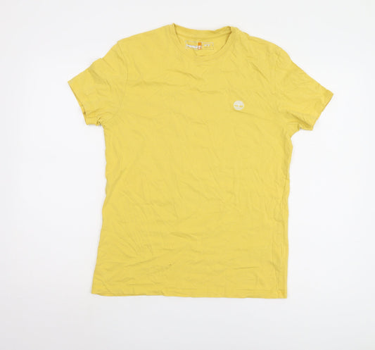 Timberland Men’s Yellow Slim Fit T-Shirt - Size M