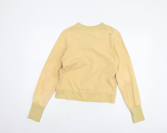 Puma Women's Beige Wrap Sweatshirt XS, Casual V-Neck