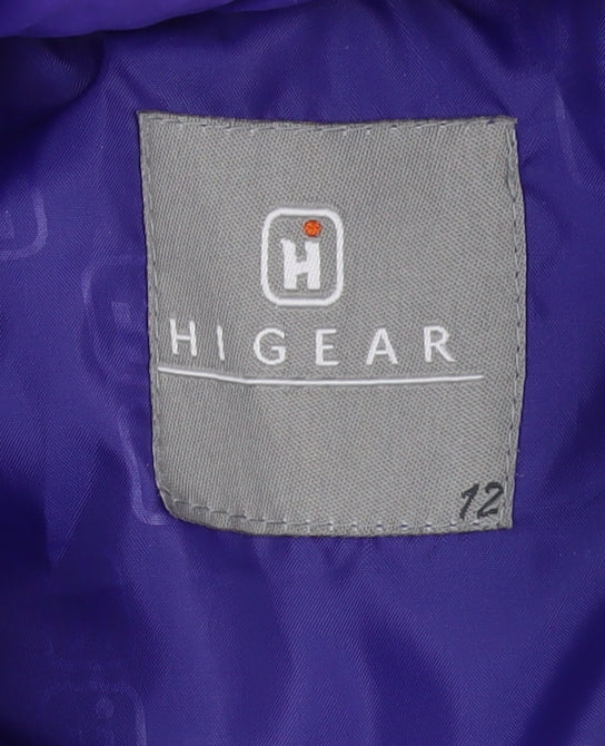 Hi Gear Women's Purple Puffer Waistcoat Size 12