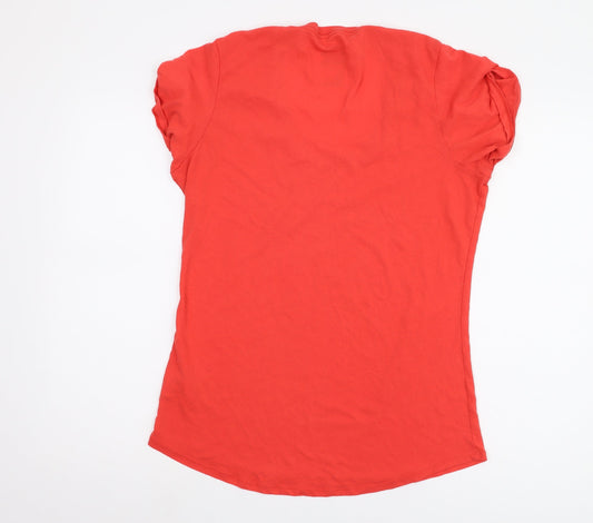 Nike Women's Red T-Shirt, M, Athletic Fit