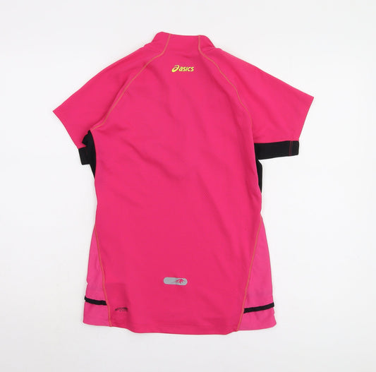 Asics Women’s Pink Short Sleeve Athletic Top, S