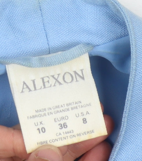 Alexon Women’s Blue Blazer, UK Size 10, Shawl Collar