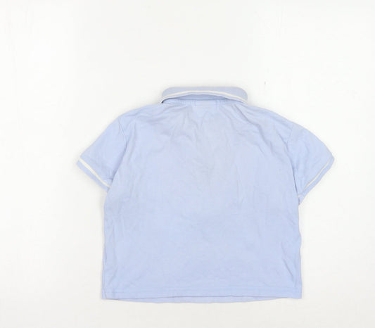 Ellesse Blue Polo Shirt, Unisex Adults, Size 6, Cotton