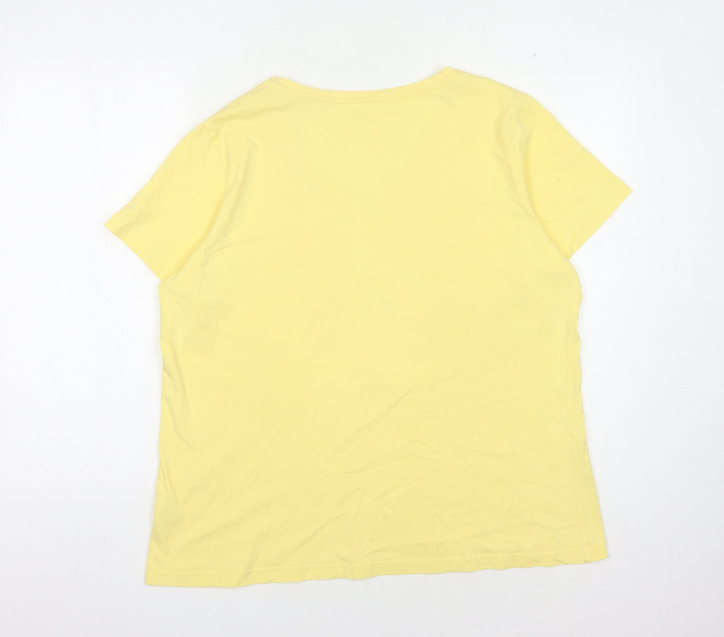 Mountain Warehouse Women's Yellow Nature T-Shirt, Size 18
