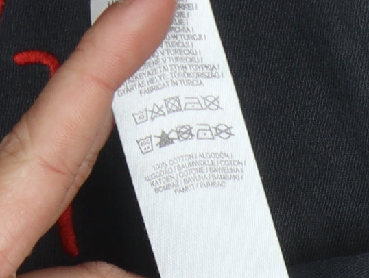 Disney Cruella T-Shirt, Unisex Black S, Embroidered Movie