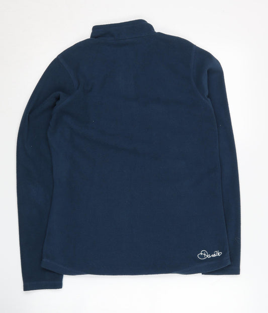 Dare2b Women's Blue Sweatshirt, Size 10, High Neck, Zip