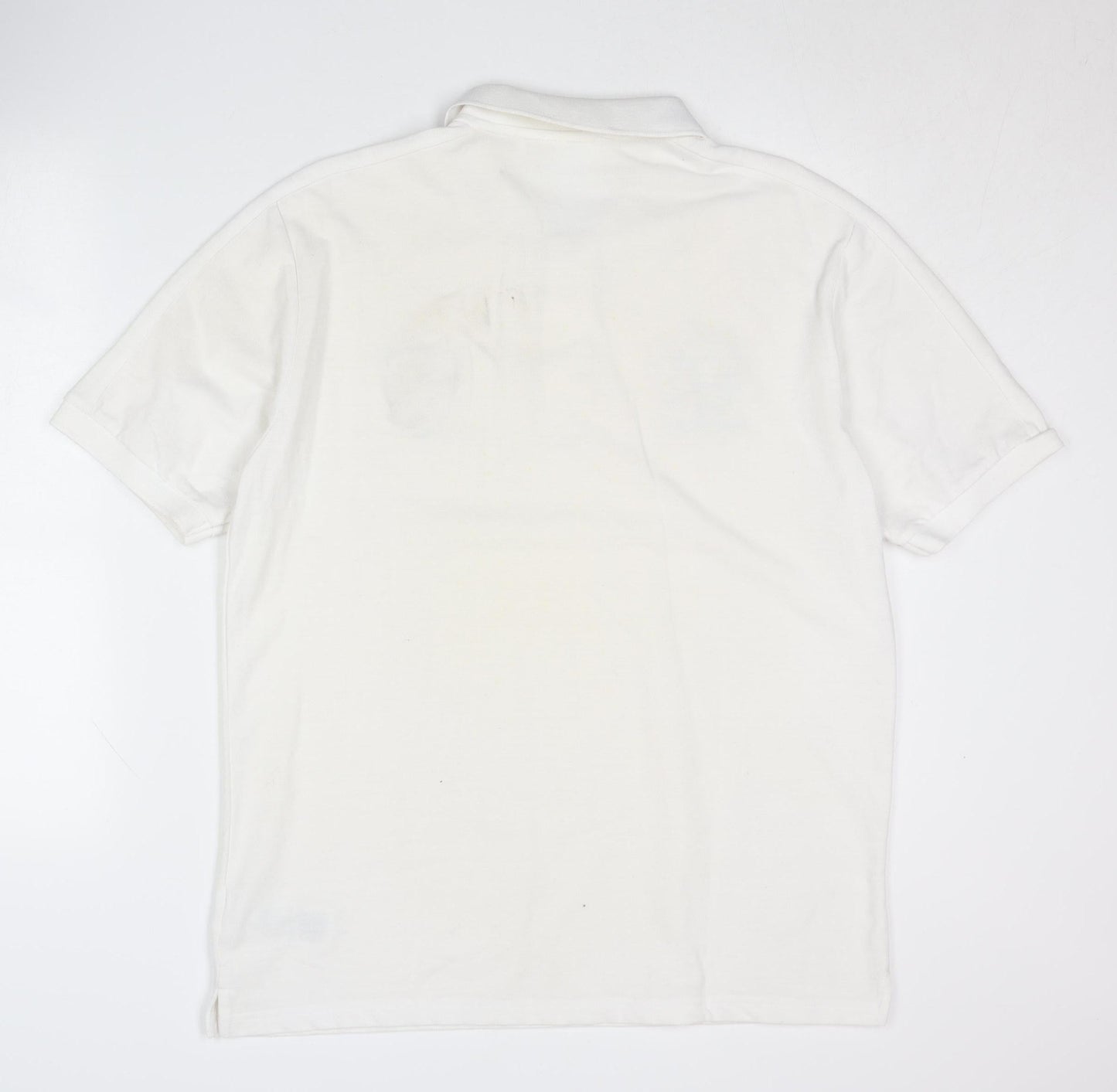 UEFA Euro 2020 Men's White XL Polo Shirt with Logo