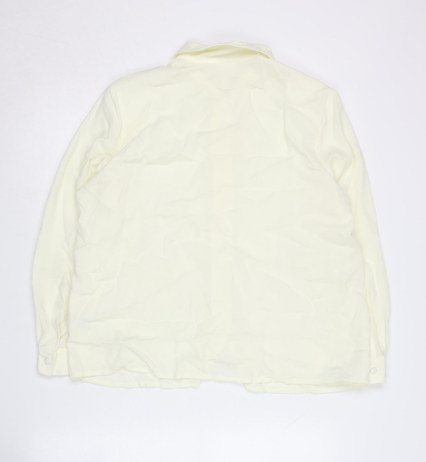 Eastex Women's Ivory Button-Up Shirt Size 16