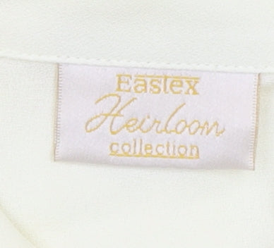 Eastex Women's Ivory Button-Up Shirt Size 16